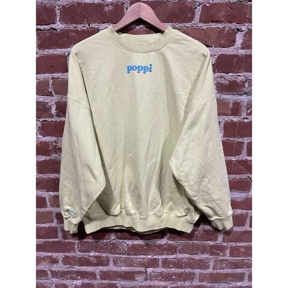 Poppi Merch Limited Edition Shut Up I'm Drinking Soda Sweatshirt Crewneck L - Picture 1 of 6